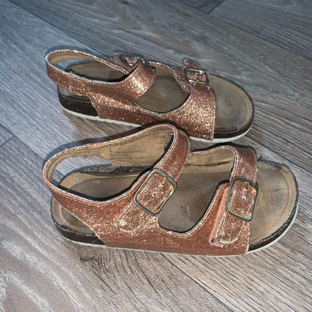 Kids Rose gold sandals
